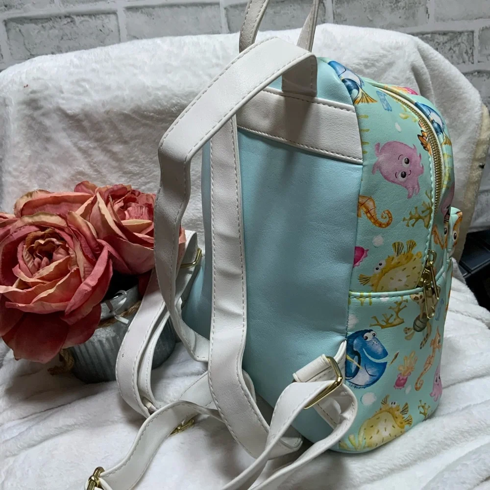 Loungefly Pixar Kids Sea Life Backpack - Aqua